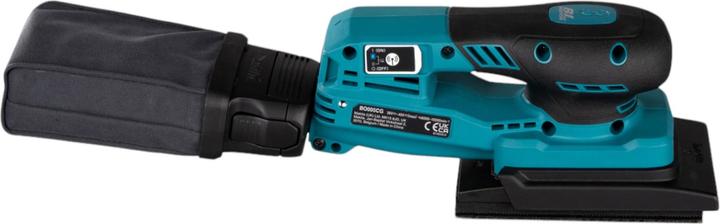 Productafbeelding Makita BO 005 CGZ01 Snoerloze vlakschuurmachine 40 V max. 80 x 130 mm 3,0 mm slag Borstelloos + Makpac -... (Excentrische schuurmachine)