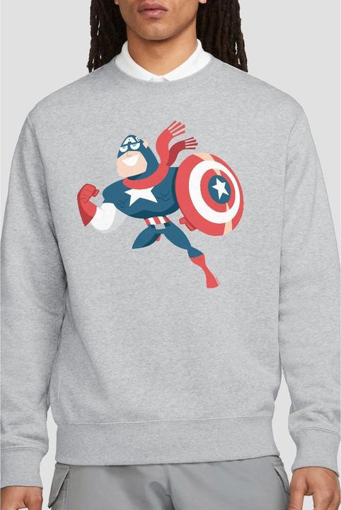 Immagine prodotto Captain America Holiday Outfit Felpa Adulto Unisex (L)
