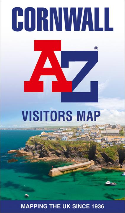 Image du produit Carte de Cornouailles A-Z Visitors Map
