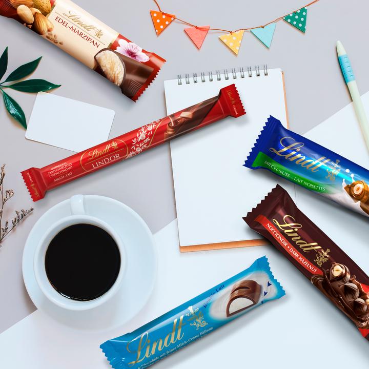Produktbild Lindt Schokoladenriegel Doppelmilch (684 g)