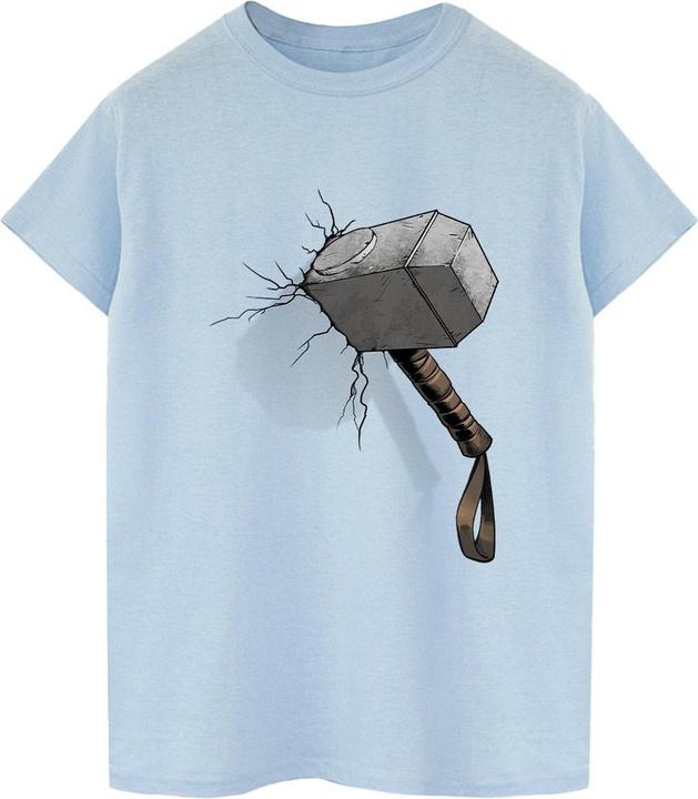 Marvel Thor Hammer Crack TShirt (XXL)