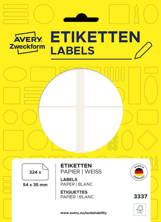 Image du produit Avery Étiquettes multi-usages 3337