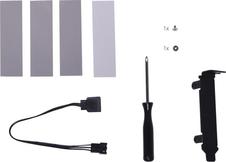 Actual product image Alphacool Alpha Core M.2 NVMe PCIe 4.0 liquid cool 1022576