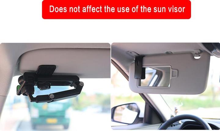 Actual product image PhoneLook Support universel pour smartphone bras flexible réglable pour voiture pare-soleil