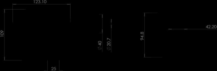 Produktbild inverto Quad Monoblock 6° (Quad LNB, 23mm, 40mm)