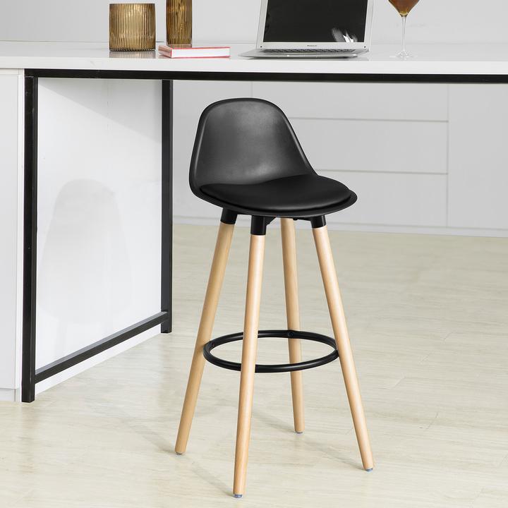 Produktbild SoBuy Barhocker mit Rücklehne