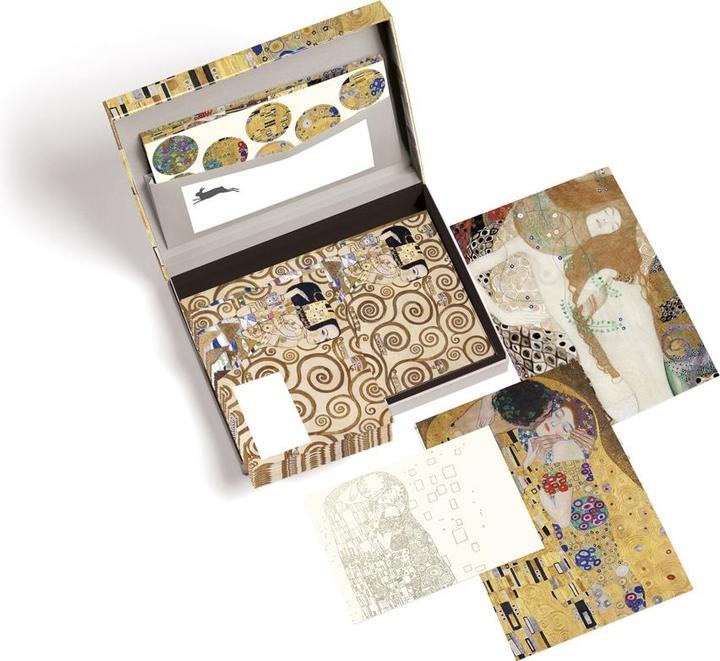 Actual product image Gustav Klimt stationery (A5, 40 x)