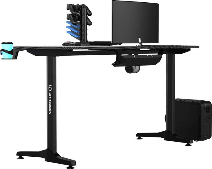 Produktbild Ultradesk Biurko Frag Czarne 140 cmx60 cm