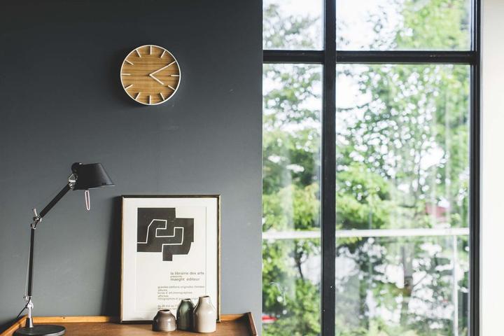 Actual product image Yamazaki Wall clock RIN (26.50 cm)