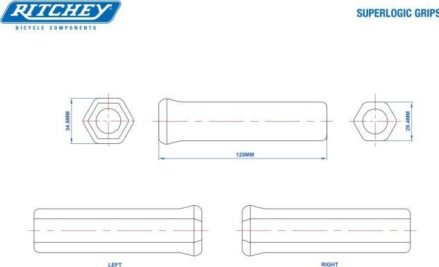 Actual product image Ritchey Superlogic Grips 130mm