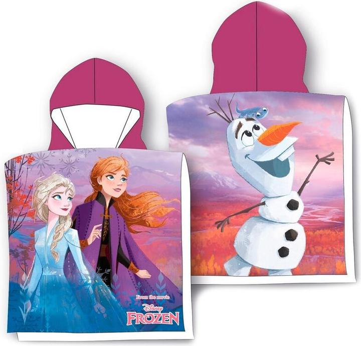 Actual product image MCU Disney Frozen cotton poncho towel