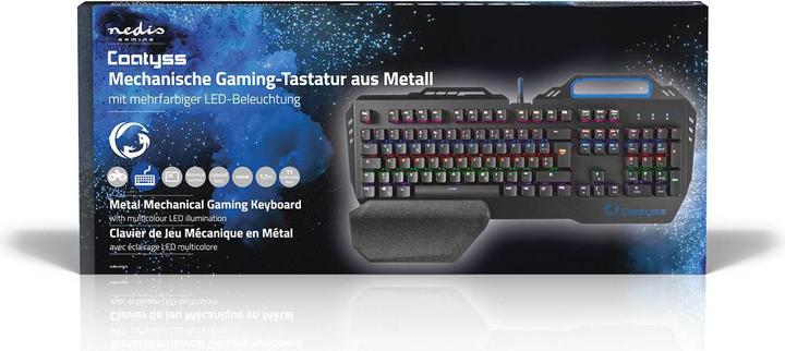 Actual product image Nedis Gaming keyboard (DE, Cable)