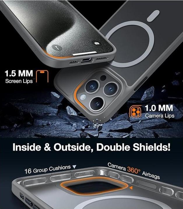 Actual product image Torras Guardian MagSafe iPhone 15 Pro Max (Apple iPhone 15 Pro Max)