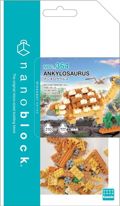 Actual product image Nanoblock Mini Ankylosaurus