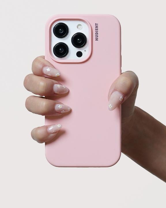 Productafbeelding Nudient Back Cover Base Hoesje iPhone 15 Plus Baby Roze (Apple iPhone 15 Plus)