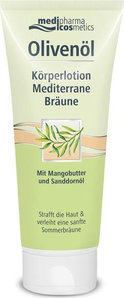 Medipharma cosmetics Olivenöl Körperlotion Mediterrane Bräune, 200 ml Lotion (Körperlotion, 200 ml)