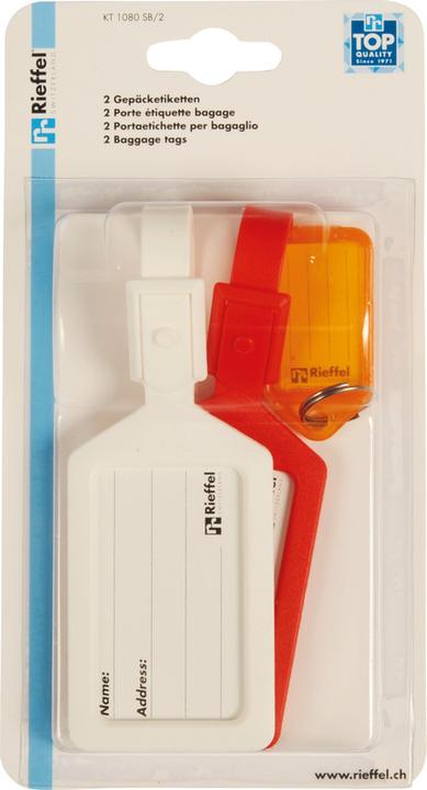 Actual product image Rieffel Luggage labels KT 1080 SB/2 (Additional padding)