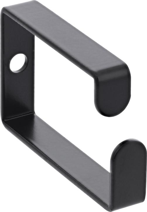InLine Cable bracket, metal, 43x70mm black
