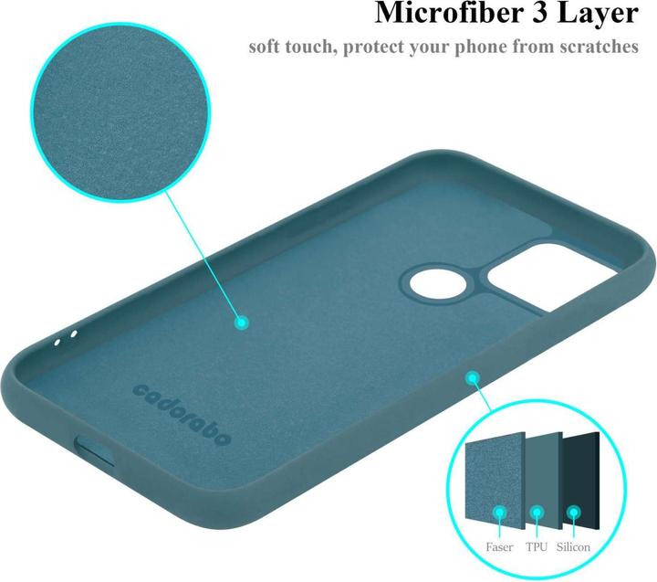 Actual product image Cadorabo Bumper Case for Google PIXEL 5 TPU Liquid Silicone Cover for Google PIXEL 5 (Google Pixel 5)