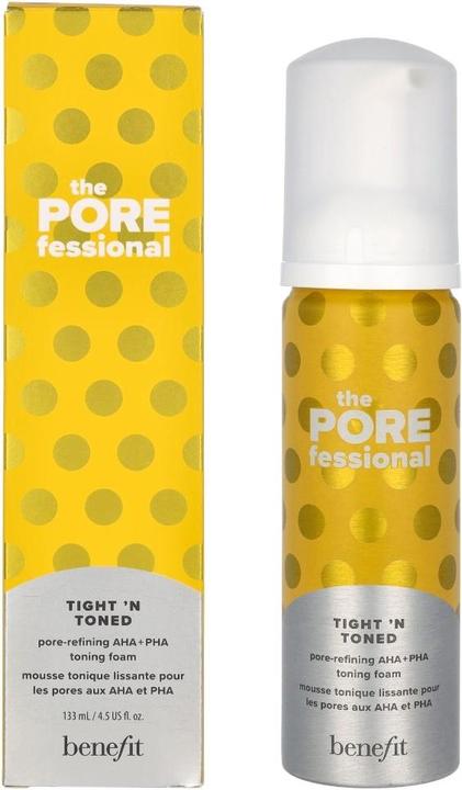 Actual product image BeneFit Cosmetics The POREfessional Tight 'N Toned Pore-Refining AHA + PHA Toning Foam (Tonic water, 133 ml)