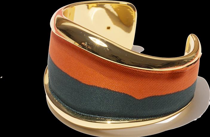MM33 Bangle bright flower (950 Platin)