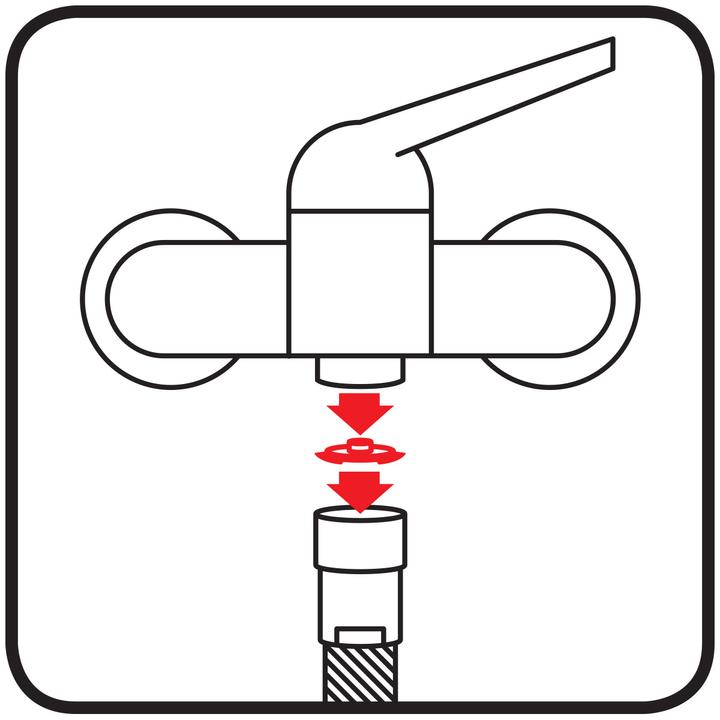 Image du produit Neoperl Limiteur de débit PCW-01 rouge