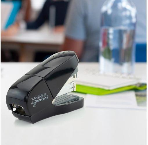 Produktbild Rapesco Flachheftgerät ECO Less Effort, schwarz Heftleistung: 35 Blatt, Einlegetiefe: 52 mm, für Heft (35 Blätter)