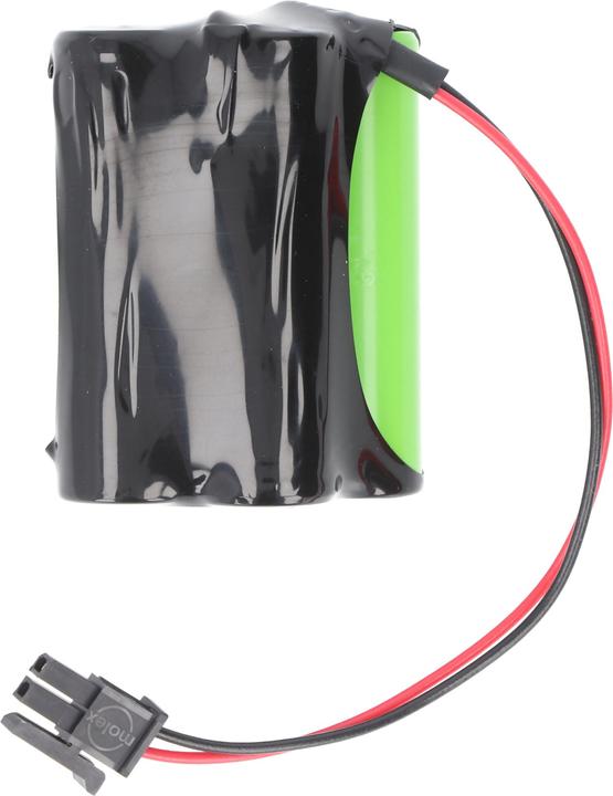 Actual product image XCell Notleuchtenakku NiMH 4,8V 1100mAh F2+2 Mignon AA mit 150mm Kabel & Stecker ersetzt Inotec 890014 (1 pcs., Device specific, 1100 mAh, Battery + charger)