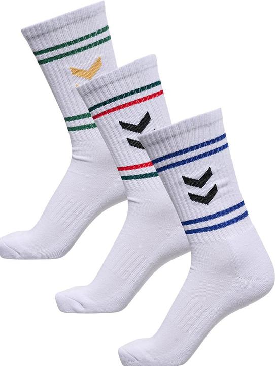 Actual product image hummel hml3-PACK SOCKS CHEVRON HIGH RETRO (46 - 48)