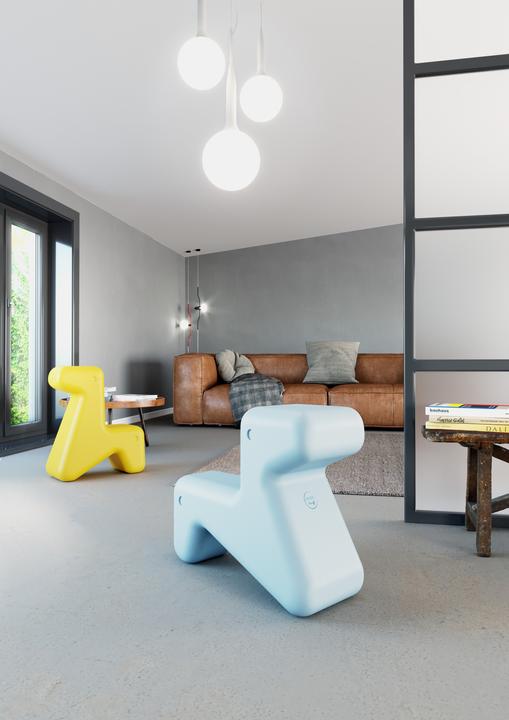 Image du produit Alessi Chaise pour enfant DORAFF bleu clair (Chaise haute)