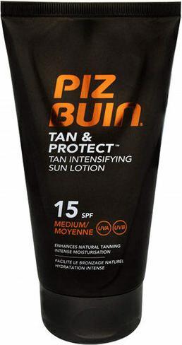 Produktbild Piz Buin Tan & Protect Tan Intensifying Sun Lotion (Sonnenlotion, SPF 15, 150 ml, 150 g)