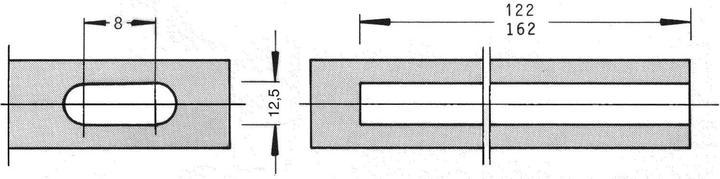 Produktbild EBB Tablarträger Compact, Tablarstärke 22 mm,Bohrtiefe 162 mm, Stahl verzinkt (1 Stk.)
