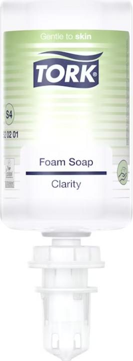 Immagine prodotto Tork 520201, Mani, Sapone in schiuma, Trasparente, 1000 ml, 1,03 kg, 92 mm (Sapone liquido, 1000 ml)