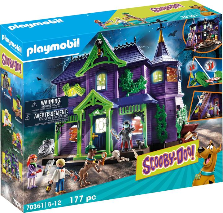 Image du produit Playmobil SCOOBY-DOO! L'aventure dans une maison hantée (70361, Playmobil Scooby-Doo)