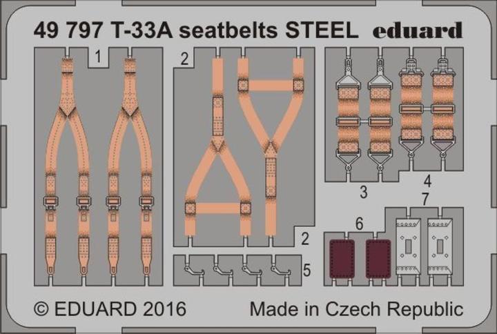 Immagine prodotto Eduard Cinture di sicurezza T-33A in ACCIAIO per Great Wal.