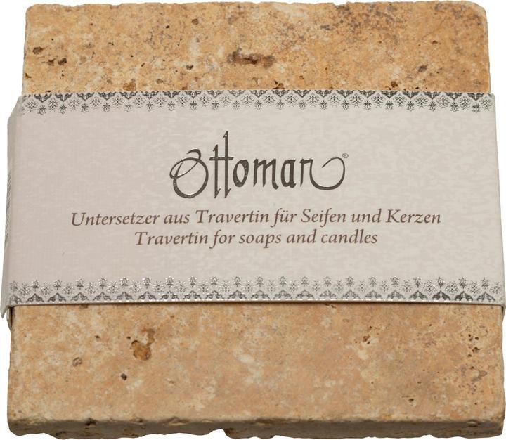 Natura Punto Travertine soap dish