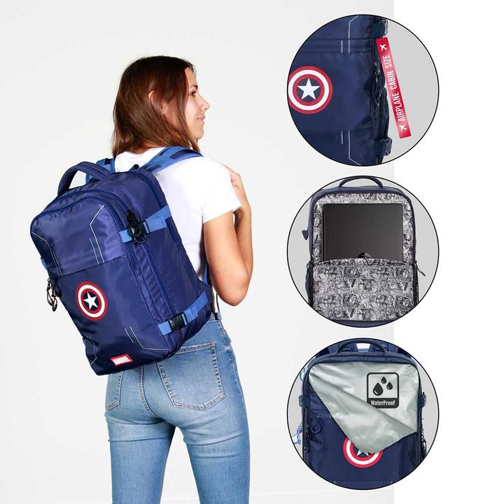 Actual product image Karactermania Mercury Backpack Underseat Cabin Bag 40x20x25cm Gears