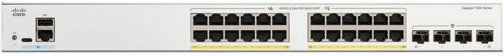 Actual product image Cisco CATALYST 1300 24-PORT GE POE (28 Ports)