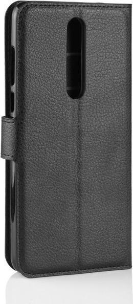 Actual product image MU Classic Litchi Leather Bookcover Series (Nokia 3.1 Plus)