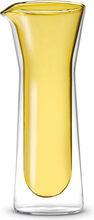 Produktbild Easy Life Glaskaraffe doppelw. gelb, 800ml (0.80 l)