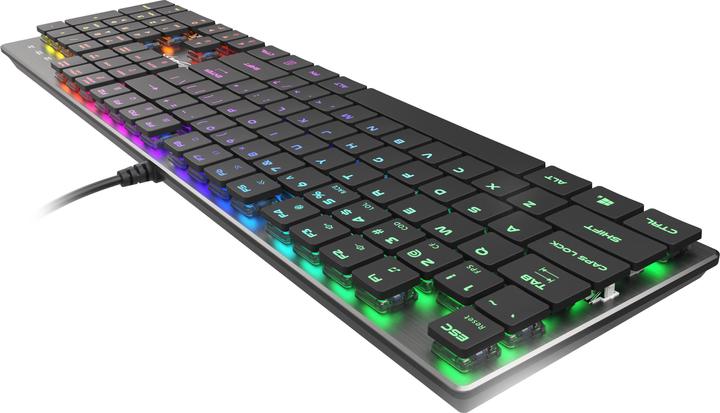 Image du produit Genesis Clavier Thor 420 RGB USB AZERTY US anglais (US, Filaire)