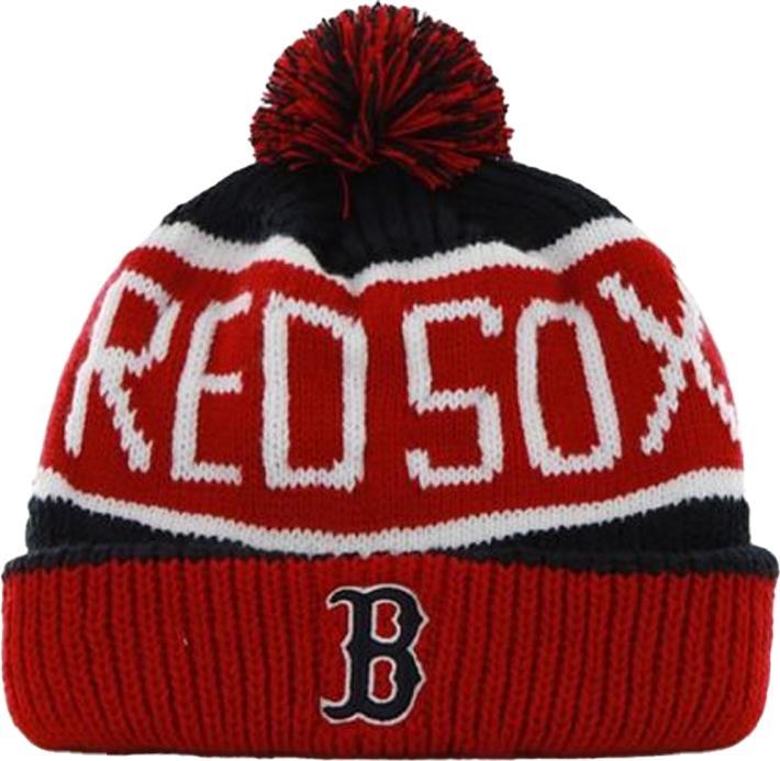 Boston Red Sox Calgary MLB Pudelmütze Strickbündchen