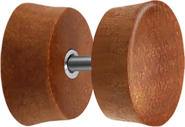 Immagine prodotto Star Piercing Tappo finto in legno di Sawo (senza ottone)