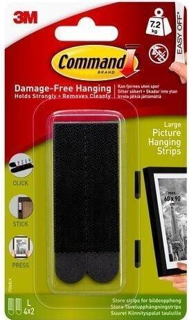 3M Command Strips til billedophaeng, sort