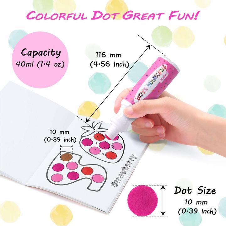 Produktbild Ohuhu Dot Marker (Mehrfarbig, 12 x)