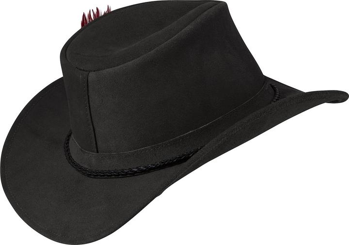 Actual product image Joe Browns Embroidered Leather Fedora (One size)