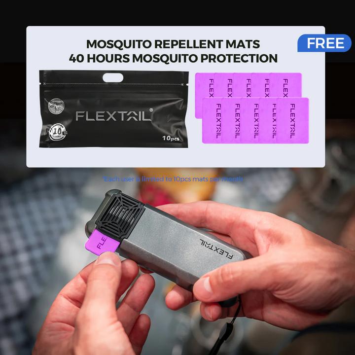 Image du produit Flextailgear Przenośny odstraszacz komarów 2w1 Flextail Max Repel S (zielony)