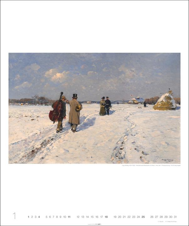 Actual product image Allegro - Musik in der Kunst Kalender 2026 (46 x 55 cm, German)