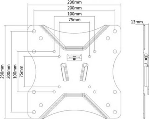 Produktbild LK10031 (Wand, 42", 25 kg)