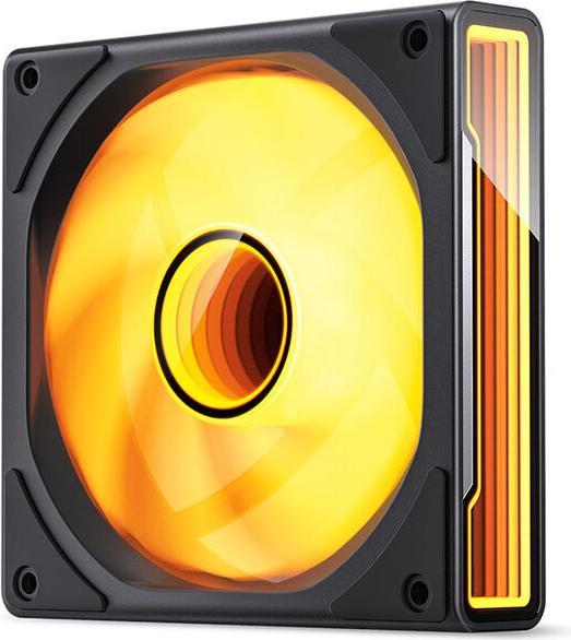Actual product image Jonsbo ZK-120B 3in1 fan - A-RGB, black (120 mm, 3 x)